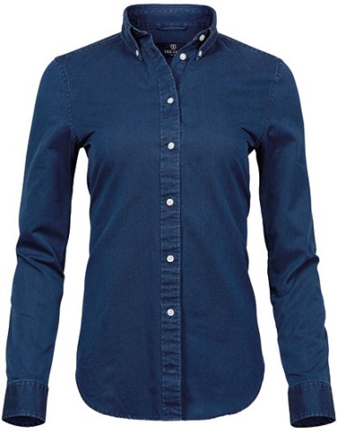 T-4003-Womens Casual Twill Shirt
